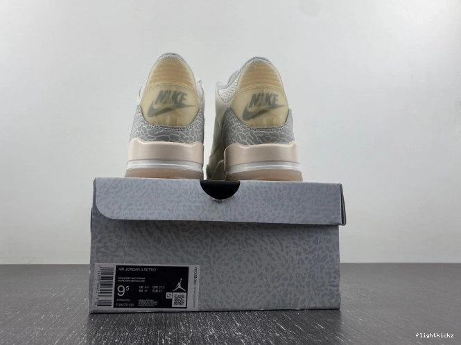 FJ9479-100 Ivory Jordan Air 3 Craft 0723